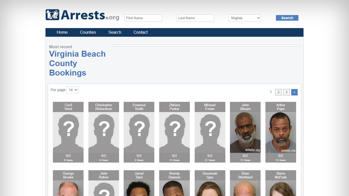 Virginia Beach County Arrests and Inmate Search